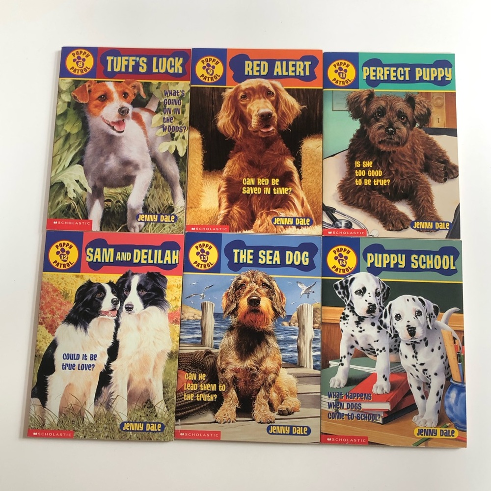 SET of 6 - Puppy Patrol books